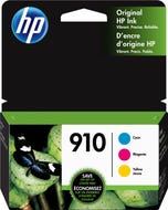 HP 910 (3YN97AN) OEM Color Ink Cartridge 3-Pack