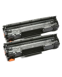 Canon 137 (9435B001AA) Black Compatible Toner Cartridge Twin Pack Carrot Ink