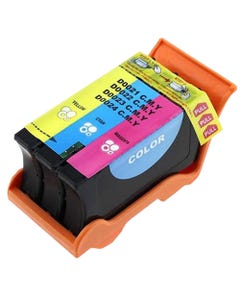 Dell Series 21 (Replaces 21,22,23,24) Color High-Yield Compatible Ink Cartridge