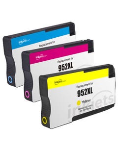 HP 952XL Color Remanufactured High Yield Ink Cartridge 3-Pack