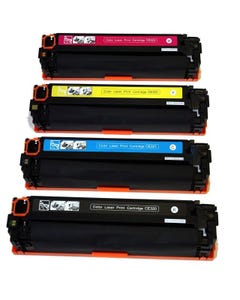 HP 128A Remanufactured Laser Toner Cartridges 4-Pack