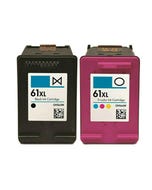 HP 61XL High-Yield Remanufactured Ink Cartridge 2-Pack