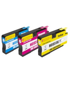 HP 950XL & 951XL Remanufactured High Yield Ink Cartridge 3-Pack