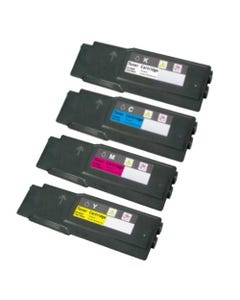 Xerox Phaser 6600 / WorkCentre 6605 High-Yield Compatible Toner Cartridge 4-Pack Combo_Inkjets